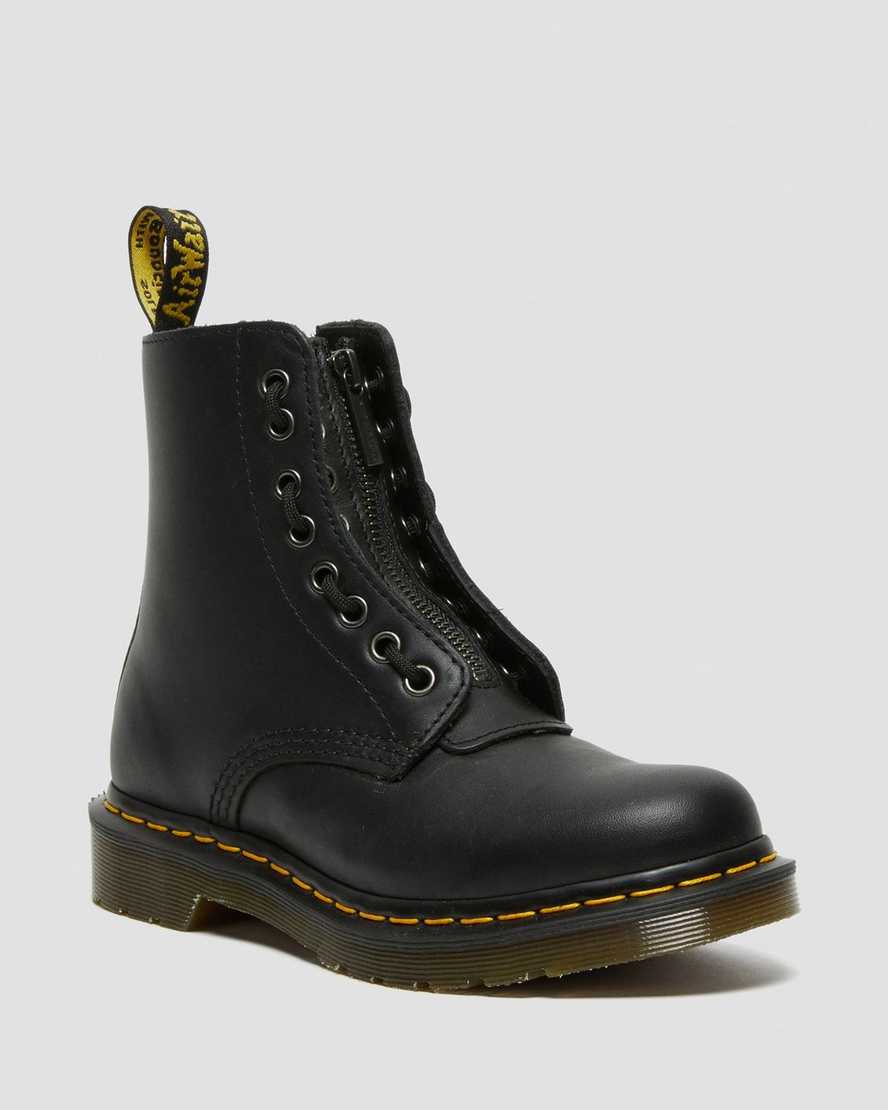 Dr. Martens 1460 Pascal Nappa Zipper Original Støvler Dame Svart [6170SQNIK]